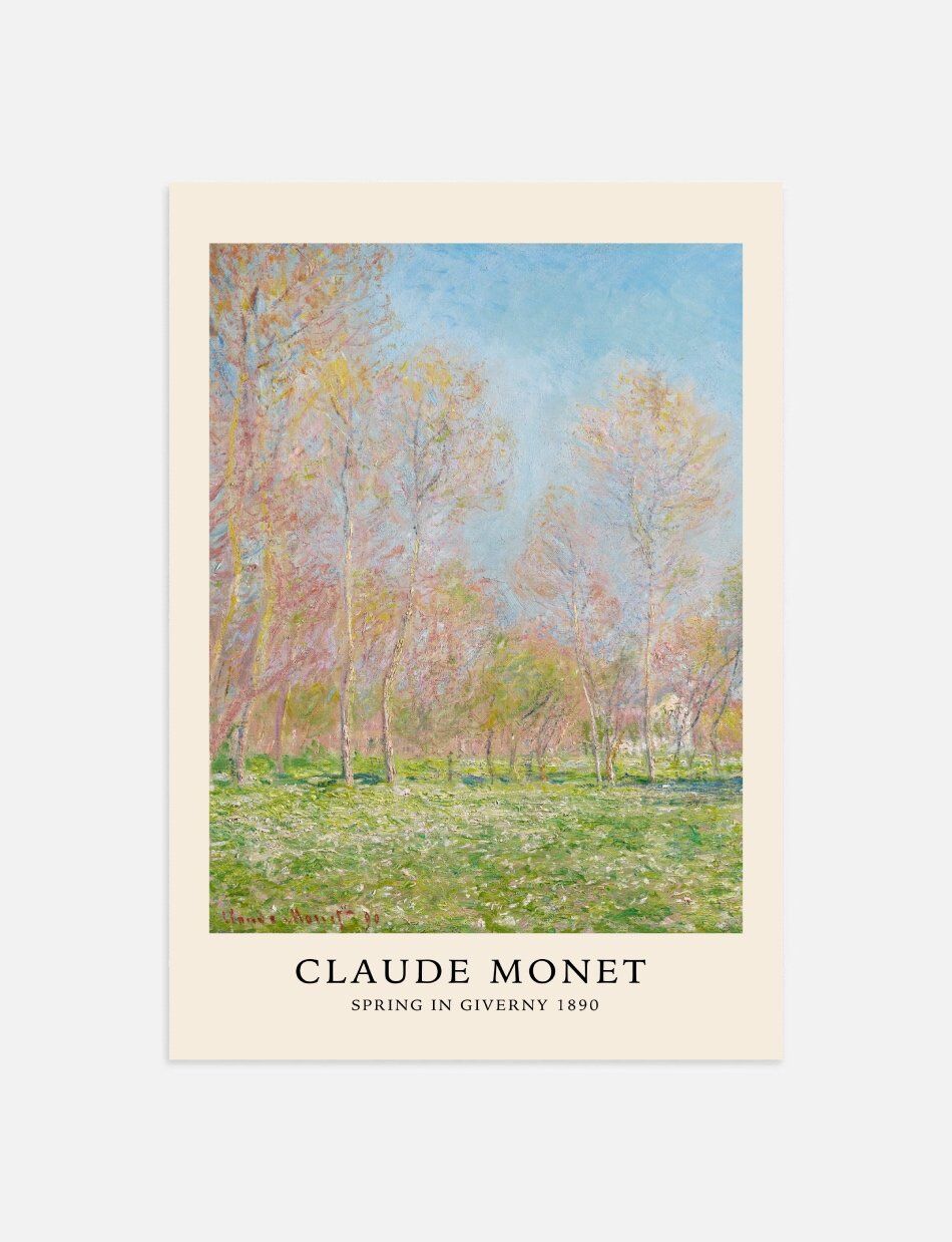 Spring in Giverny - Claude Monet
