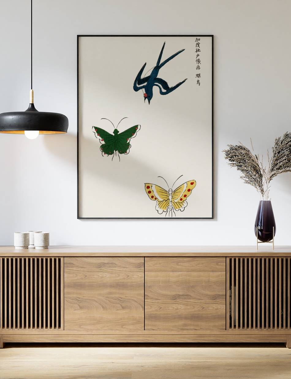Swallow and Butterflies - Taguchi Tomoki