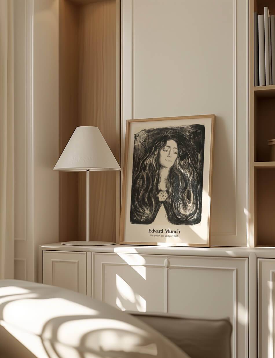 The Brooch. Eva Mudocci - Edvard Munch