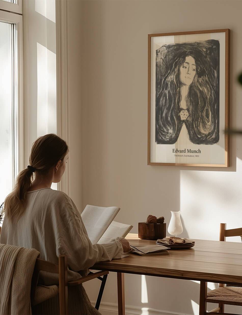 The Brooch. Eva Mudocci - Edvard Munch