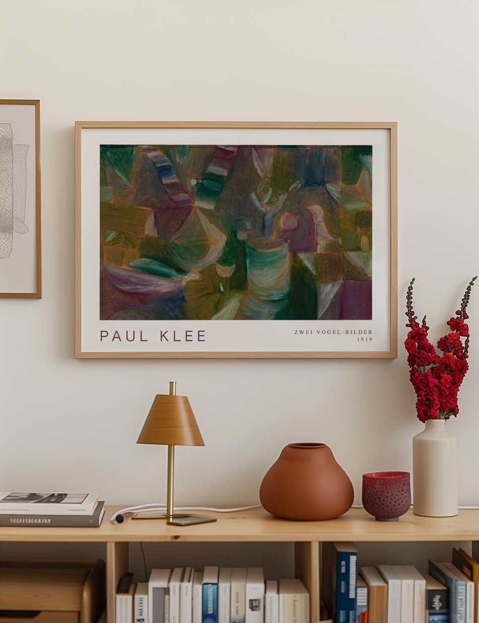 Zwei Vogel-bilder - Paul Klee