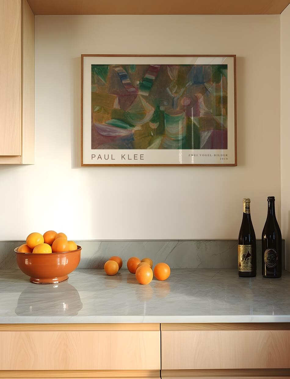 Zwei Vogel-bilder - Paul Klee