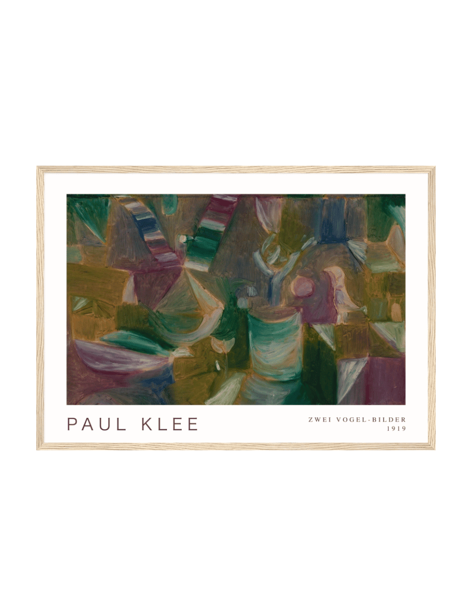 Zwei Vogel-bilder - Paul Klee