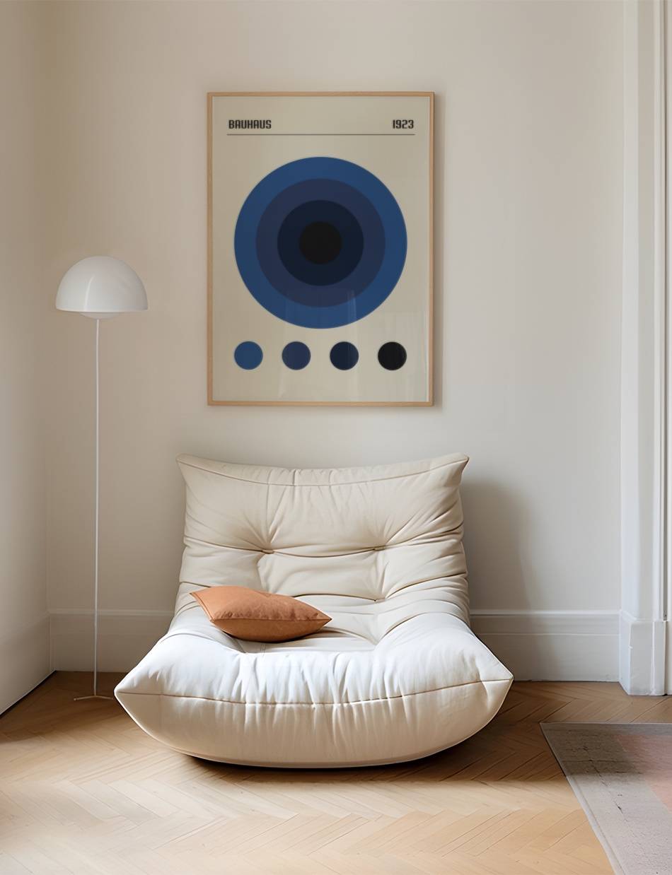 Bauhaus Blue Color Palette