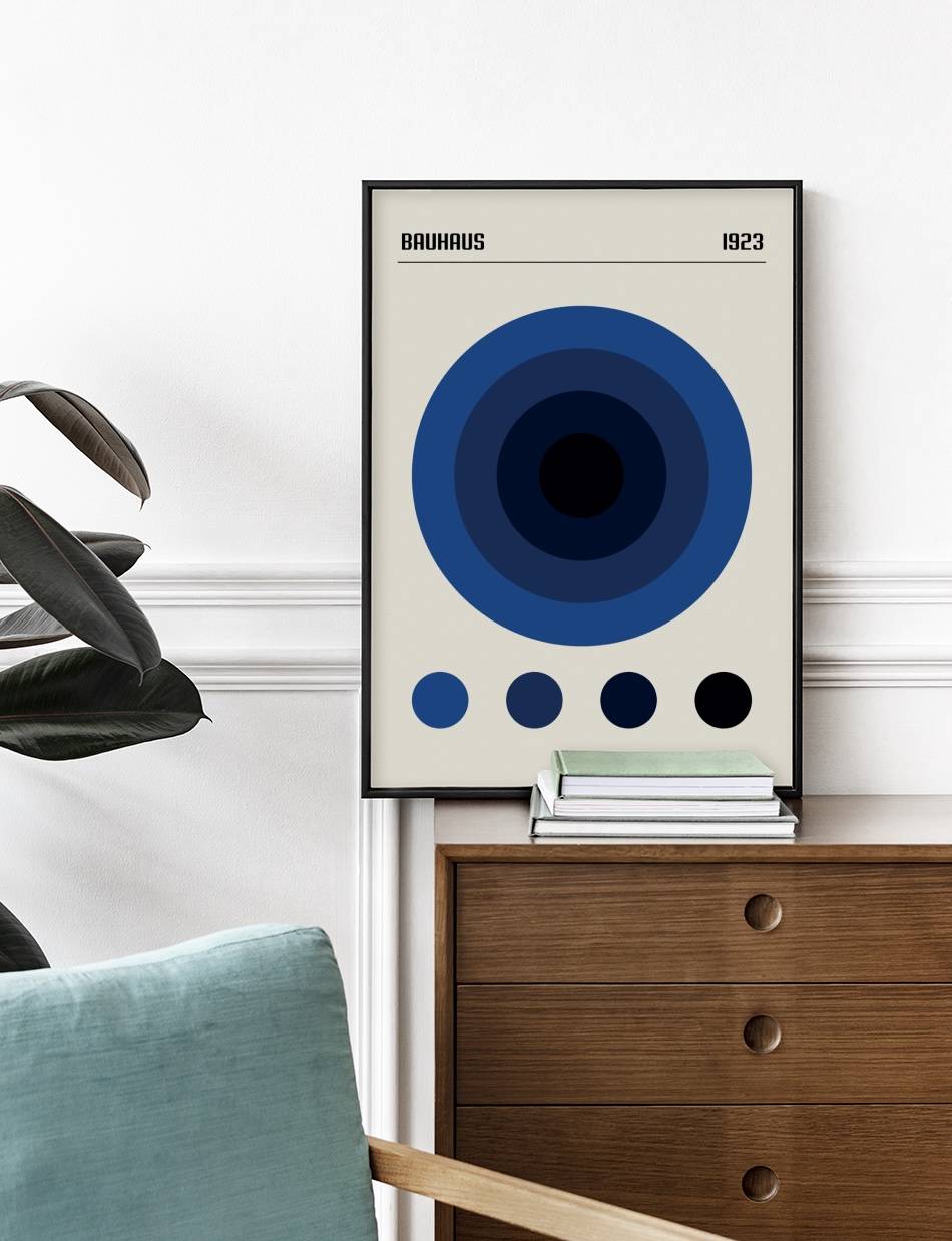 Bauhaus Blue Color Palette