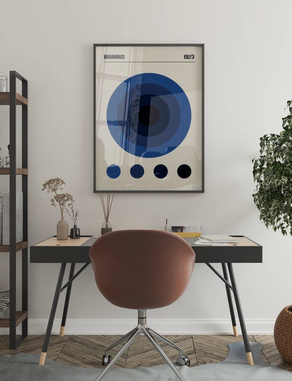 Bauhaus Blue Color Palette