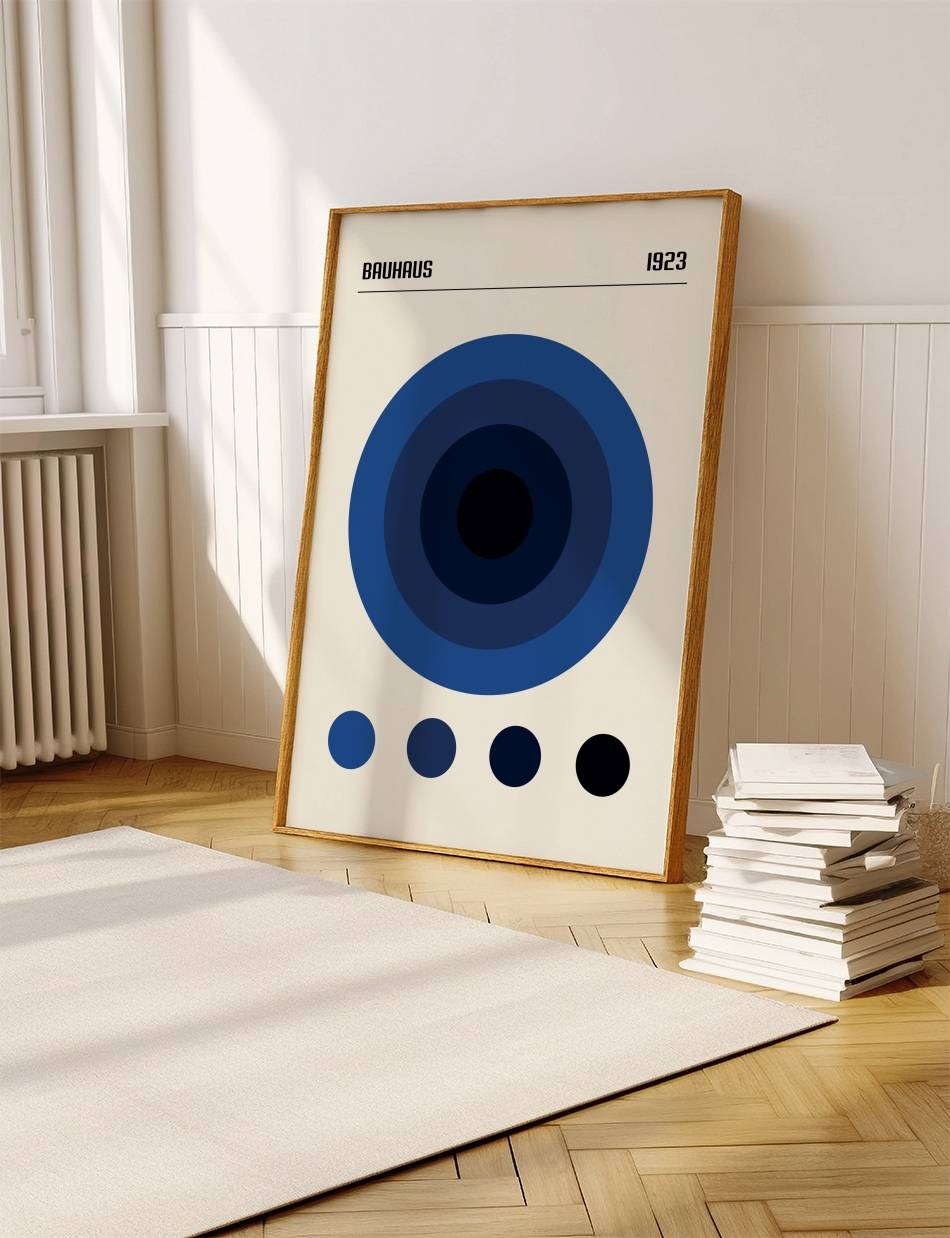 Bauhaus Blue Color Palette