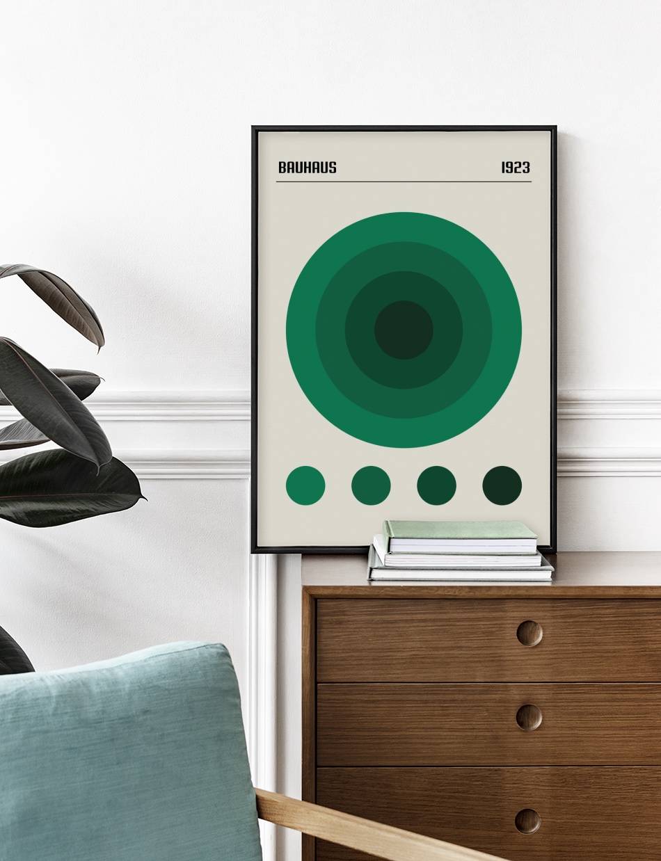 Bauhaus Green Color Palette