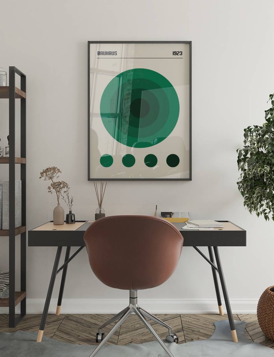 Bauhaus Green Color Palette