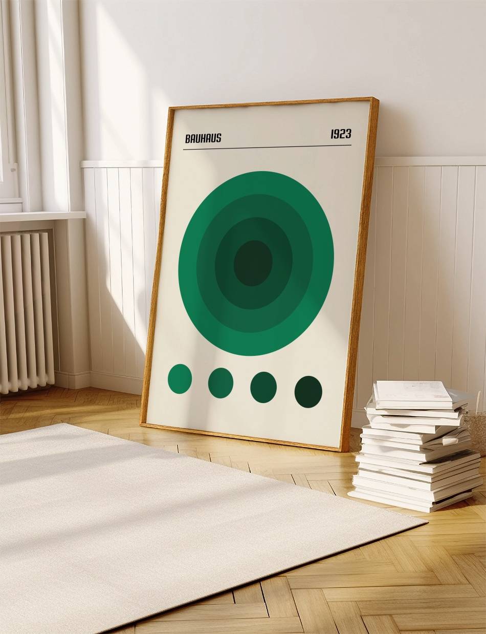 Bauhaus Green Color Palette