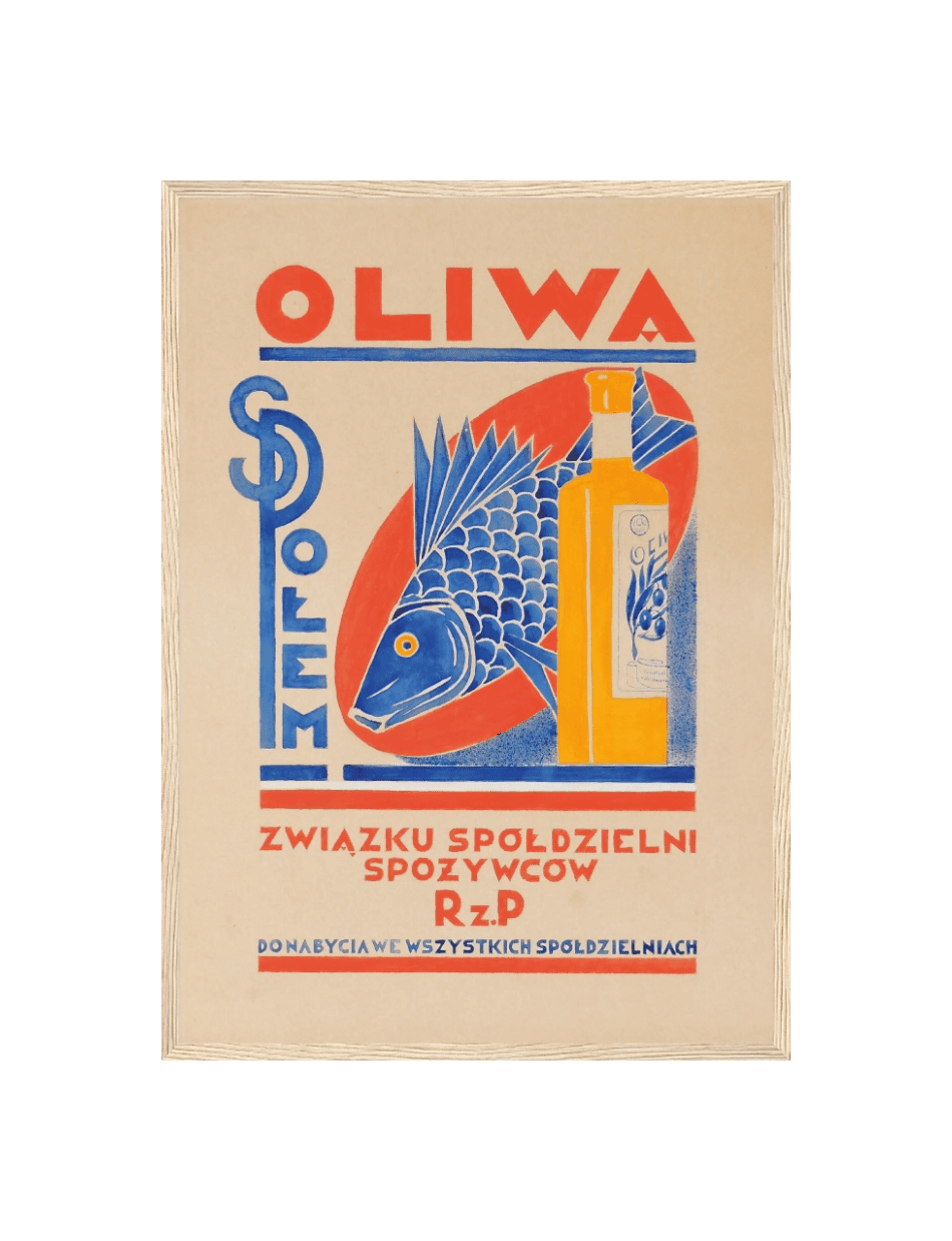 Oliwa plakat fra Prints Charming - a Gastronomic Duo