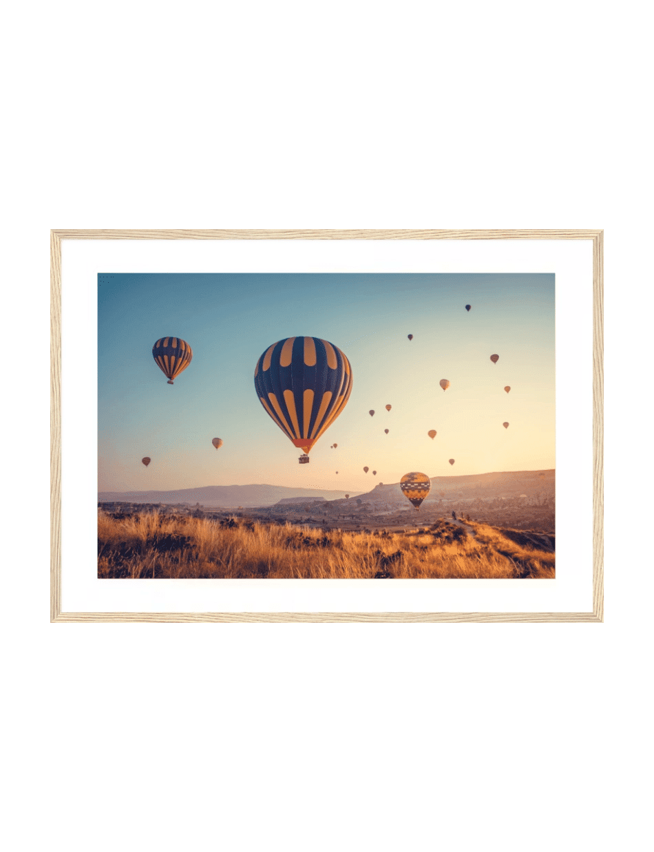 Air Balloons Taking Off