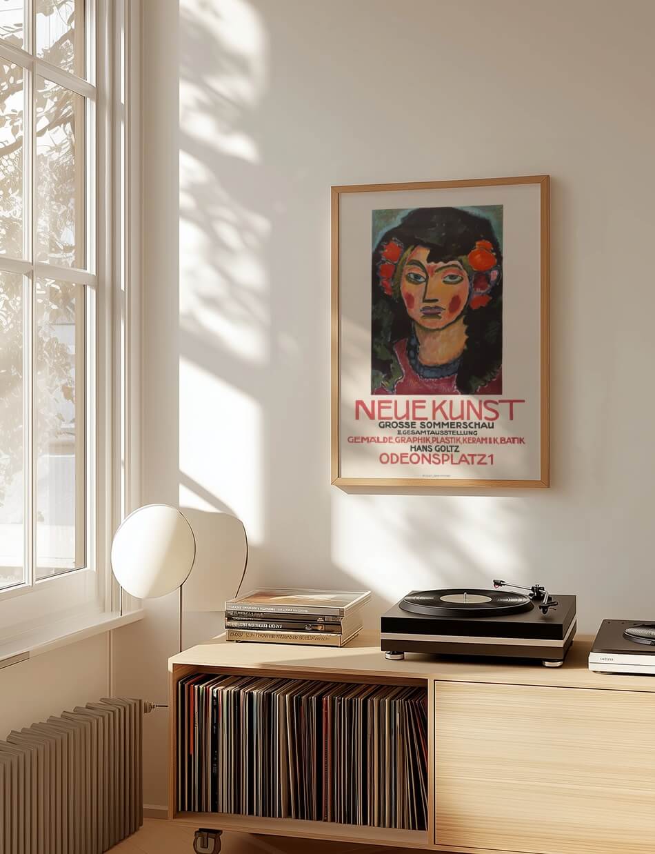 Plakat für die große Sommerschau der Galerie Neue Kunst, München (1913) - Alexej von Jawlensky