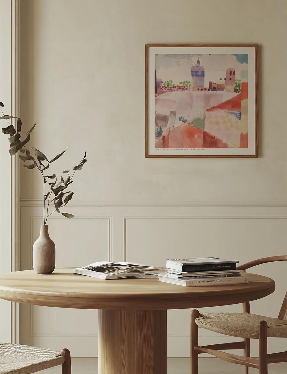 Hammamet with Its Mosque - Paul Klee