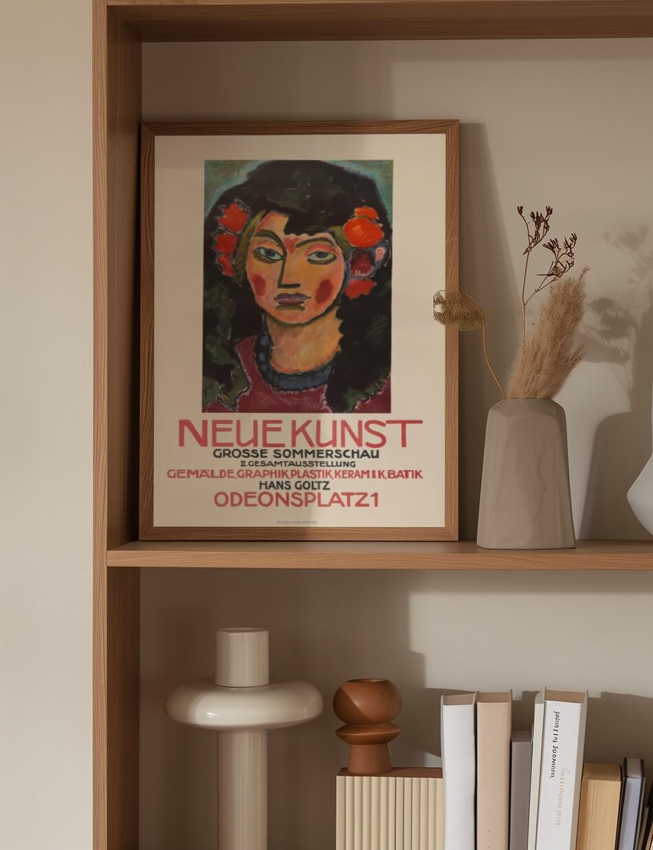 Plakat für die große Sommerschau der Galerie Neue Kunst, München (1913) - Alexej von Jawlensky