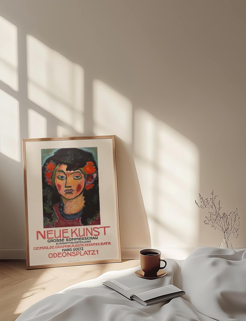 Plakat für die große Sommerschau der Galerie Neue Kunst, München (1913) - Alexej von Jawlensky