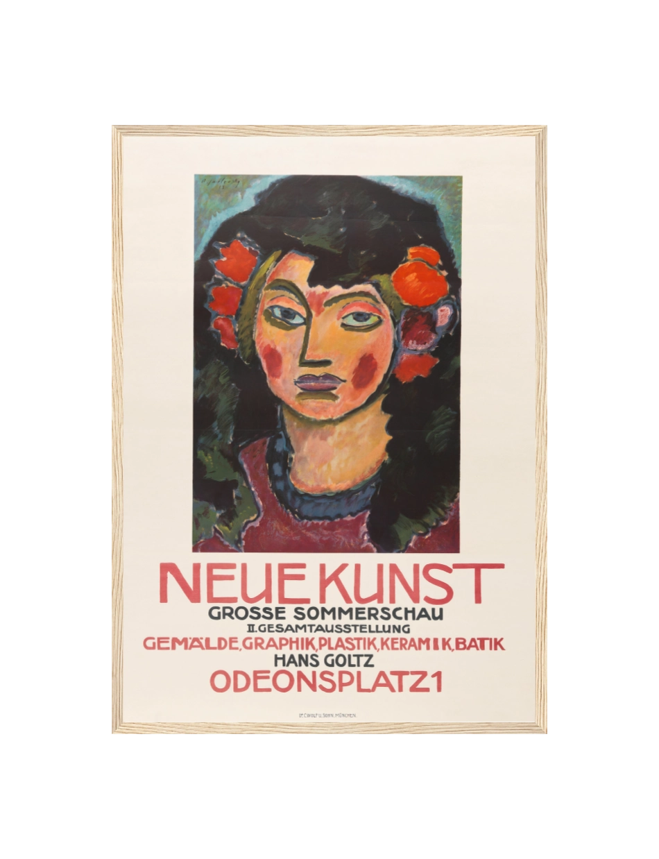 Plakat für die große Sommerschau der Galerie Neue Kunst, München (1913) - Alexej von Jawlensky