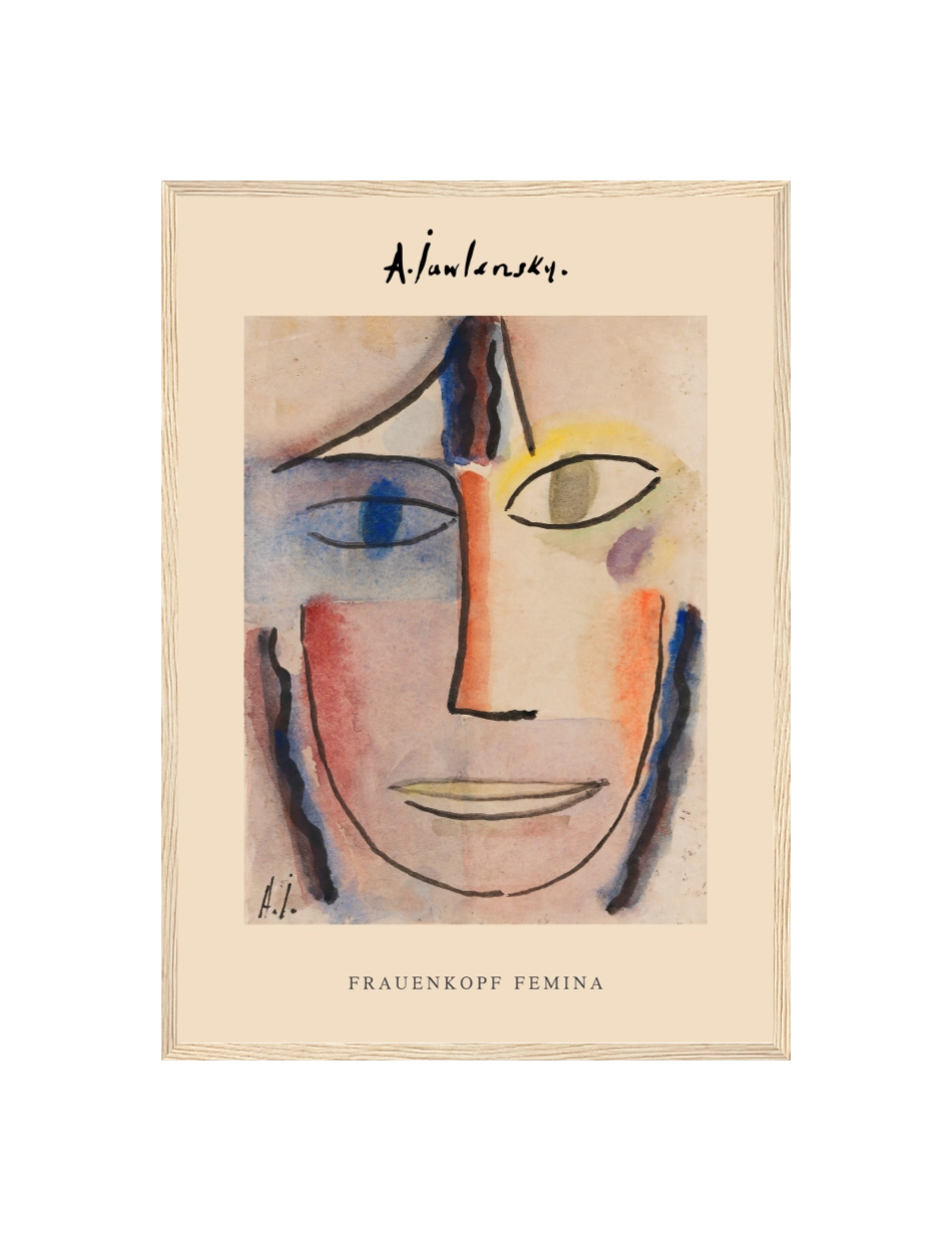 Frauenkopf Femina - Alexej von Jawlensky
