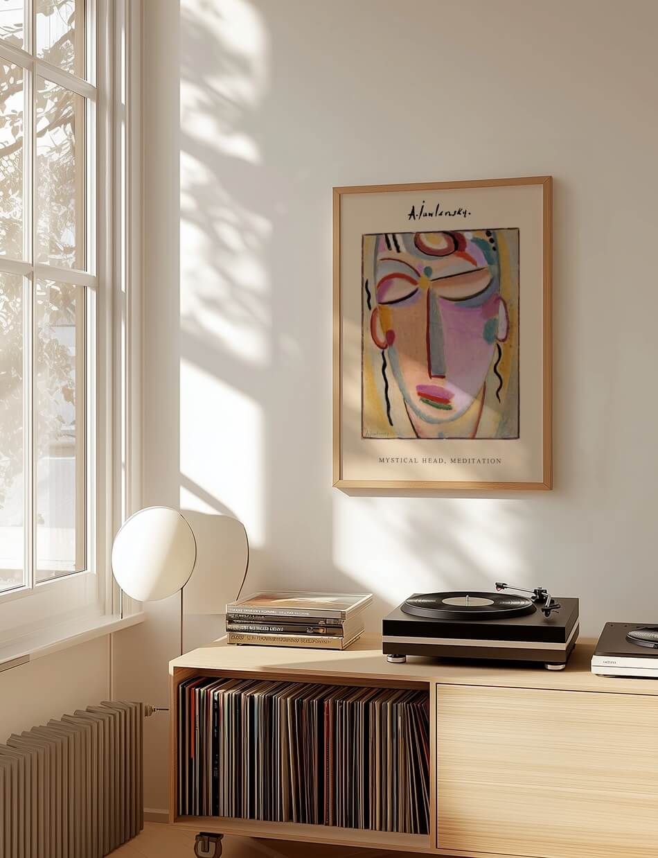 Mystical head, Meditation - Alexej von Jawlensky