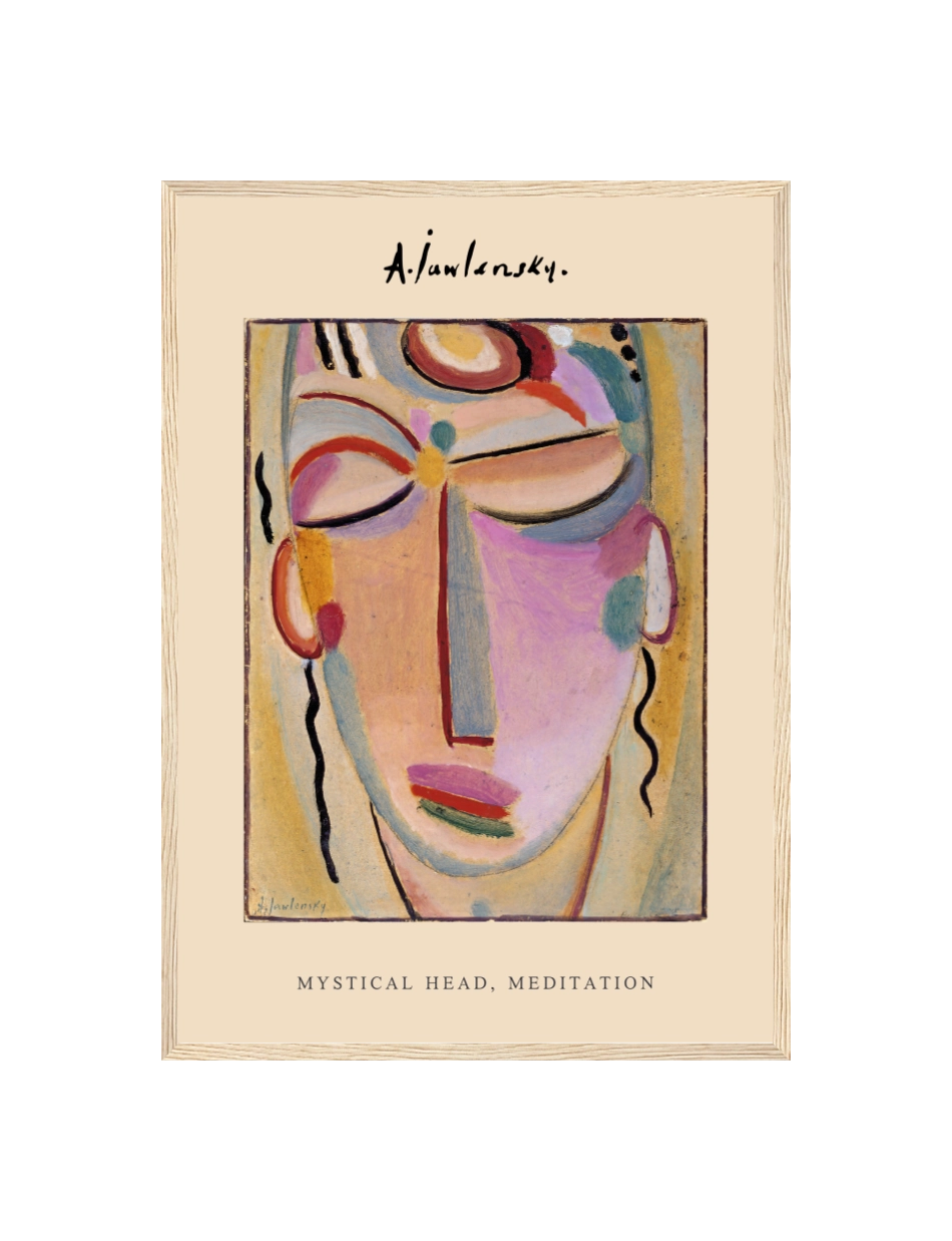 Mystical head, Meditation - Alexej von Jawlensky