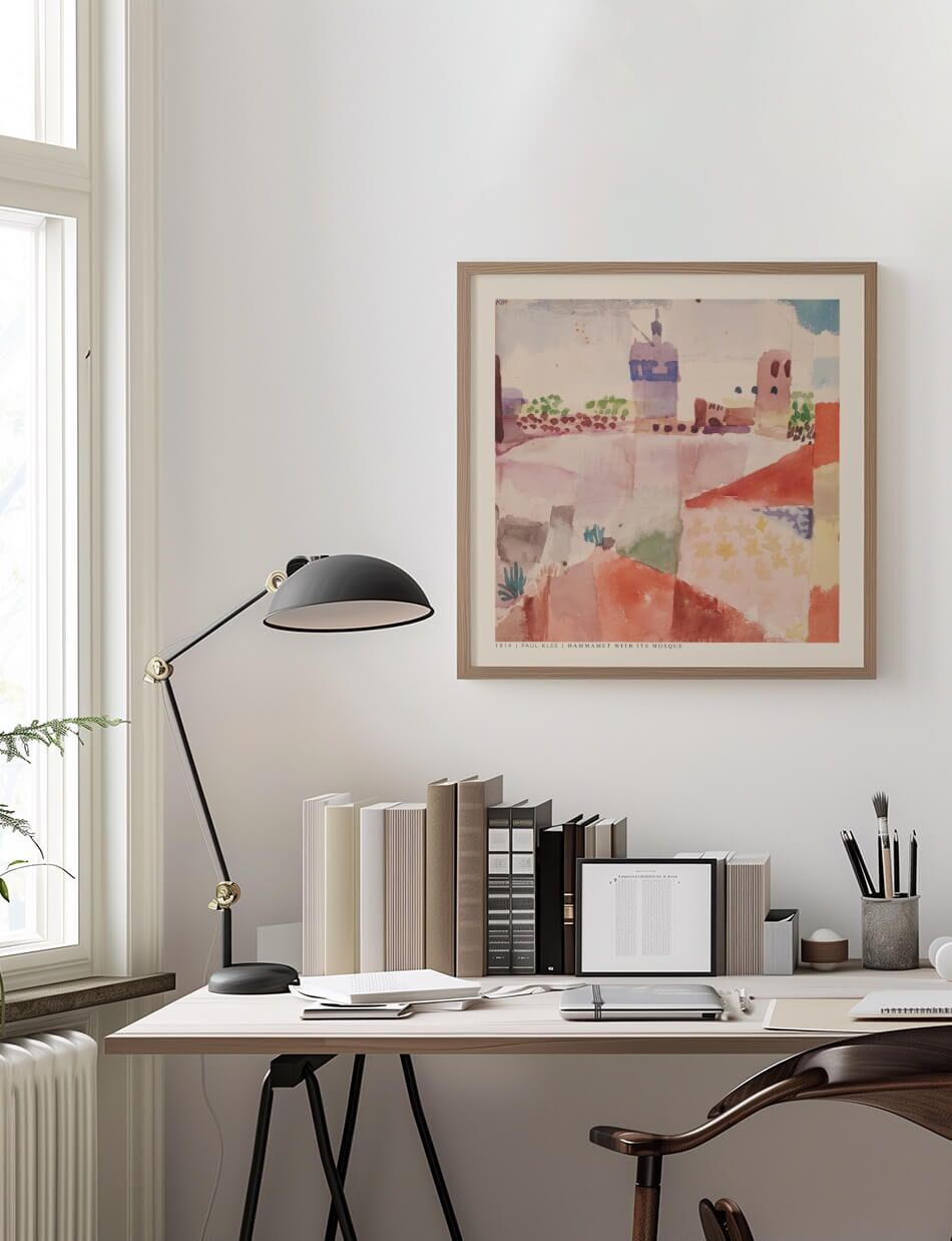 Hammamet with Its Mosque - Paul Klee